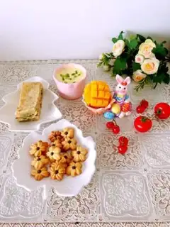Make Flower cookies step 12