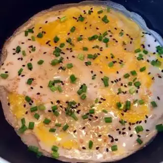 Make Egg and vegetable burrito step 6