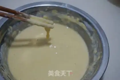 Make Egg fragrance pancakes step 3