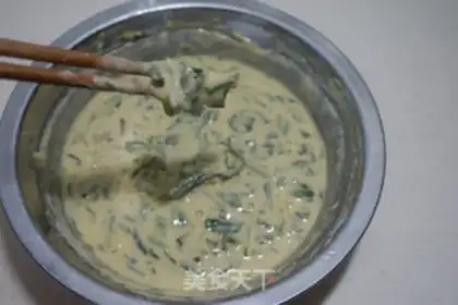 Make Egg fragrance pancakes step 7