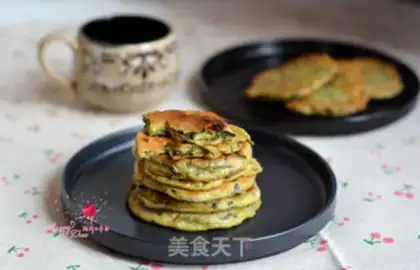Make Egg fragrance pancakes step 11