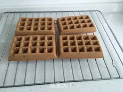 Make Chocolate waffles step 8