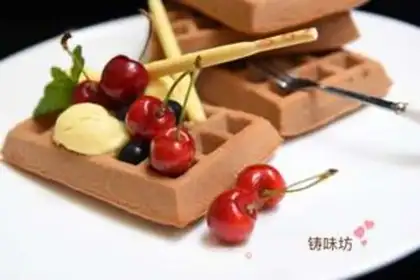 Make Chocolate waffles step 11