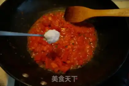 Make Tomato fried eggs step 7