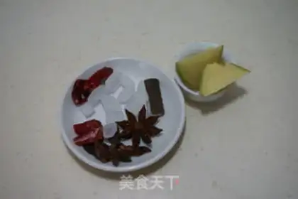 Make Red pig hoof step 2