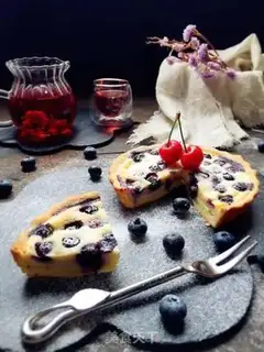 Make Blueberry cheese pie step 20