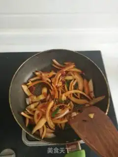 Make Spicy squid step 4