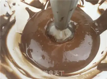 Make Chocolate mango tower step 4
