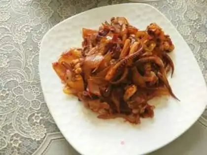 Make Spicy squid step 6