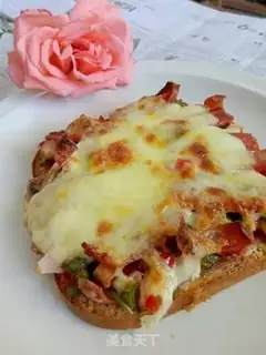Make A simple bread pizza step 3