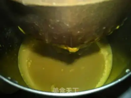 Make walnut oatmeal, red soy sauce step 13