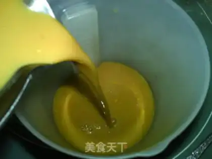 Make walnut oatmeal, red soy sauce step 14