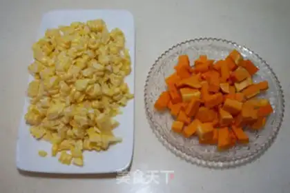 Make Pumpkin corn juice step 1
