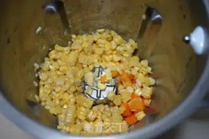 Make Pumpkin corn juice step 2