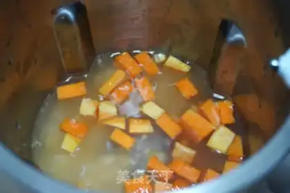 Make Pumpkin corn juice step 3