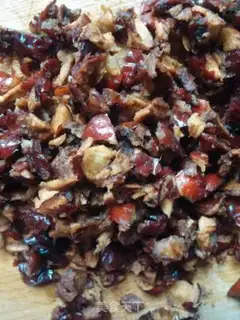 Make Blueberry date jam step 1