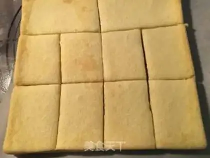 Make Rainbow box cake step 11