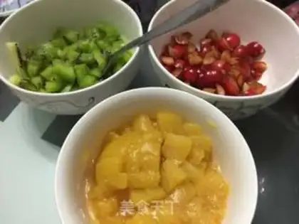 Make Rainbow box cake step 12