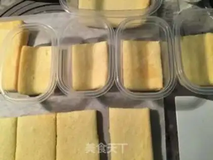 Make Rainbow box cake step 14