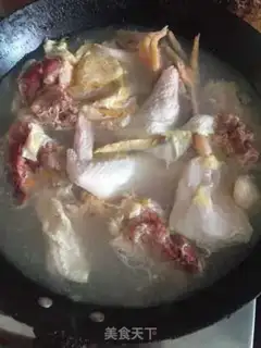 Make Tea, mushroom, chicken soup step 2