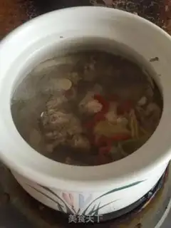 Make Tea, mushroom, chicken soup step 4
