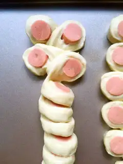 Make Cheese ham bread step 18