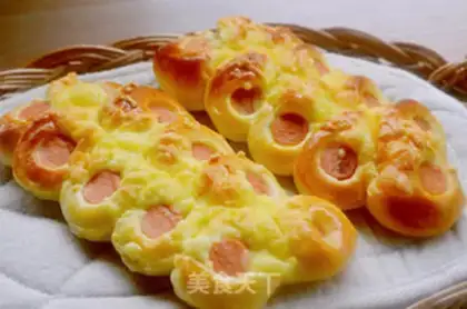 Make Cheese ham bread step 22