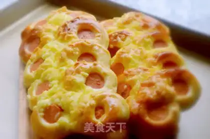 Make Cheese ham bread step 23
