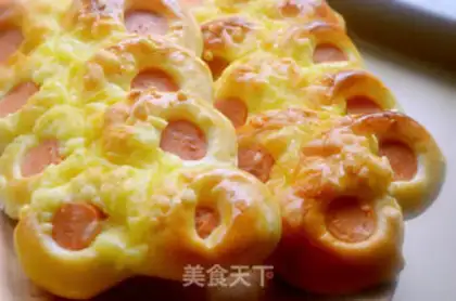 Make Cheese ham bread step 24