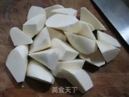 Make ♪ Black-muck, white-eared pig hoof ♪ step 2