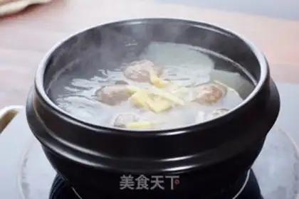 Make Beefball radish soup step 5