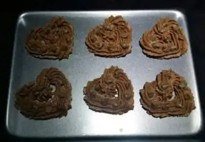 Make Chocolate pretzels, sweet cookies step 17