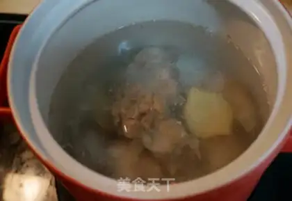 Make Soybeans foot soup step 4