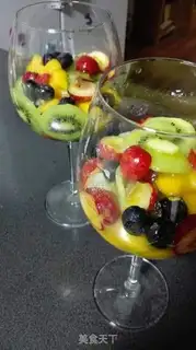 Make Fruit pudding step 1