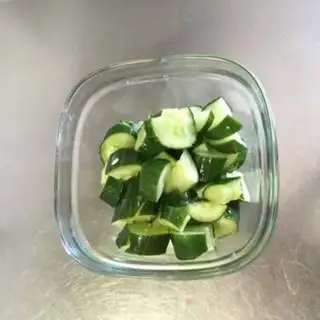Make Cold cucumber step 1