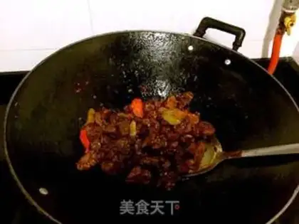 Make A better version of red beef step 6