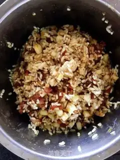 Make The fragrance of the omelette step 5