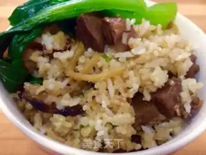 Make Snack pigeon rice step 2