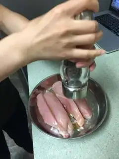 Make Frozen chicken pasta step 1