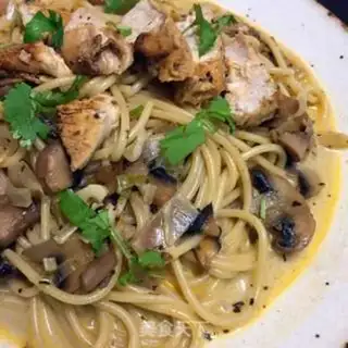 Make Frozen chicken pasta step 12
