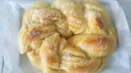 Make Egg-milk coconut bread ring step 31