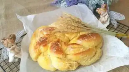 Make Egg-milk coconut bread ring step 32