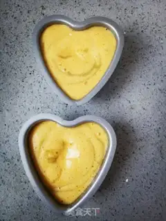 Make Twin hearts sponge cake step 7