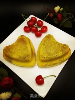 Make Twin hearts sponge cake step 11