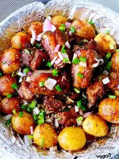 Make ♪ Burning potatoes ♪ step 13