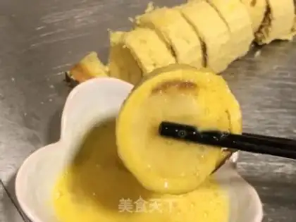 Make Banana rolls step 6