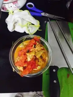 Make Pepper tomato egg noodles step 1