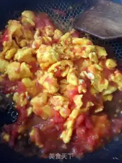 Make Tomato egg noodles step 5