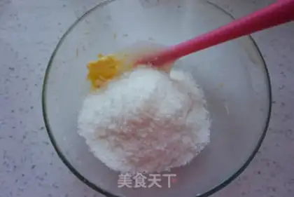 Make Coconut cookies step 3