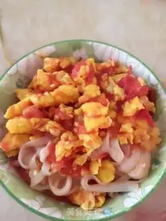 Make Tomato egg noodles step 7